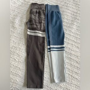 Two pairs of shein leggings size medium